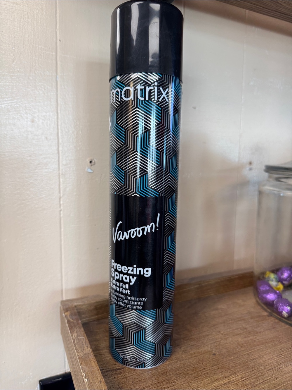 Matix Vavoom! Freezing Spray - Black and Blue Hold Spray